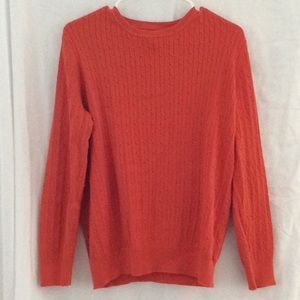 🏮CABLE KNIT ORANGE SWEATER🏮